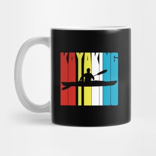 kayaking retro Mug